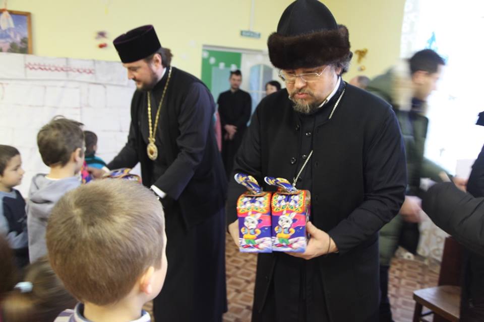 Духівник Фонду  привітав вихованців дитячих центрів Макарівщини з Різдвом Христовим