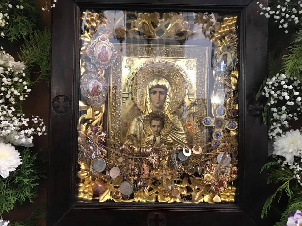 КИЇВСЬКА ОБЛАСТЬ. Духівник Фонду молитовно вшанував ікону Божої Матерії «Услишательниця» в однойменному монастирі на Макарівщині