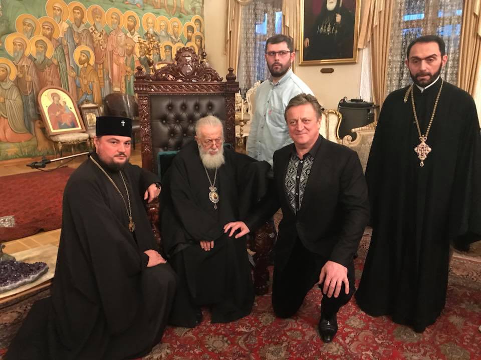 Під час паломництва до Грузії духівник Фонду мав зустріч зі Святішим Патріархом Іллєю ІІ